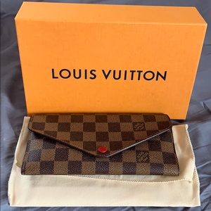 Louis Vuitton Josephine Red Wallet